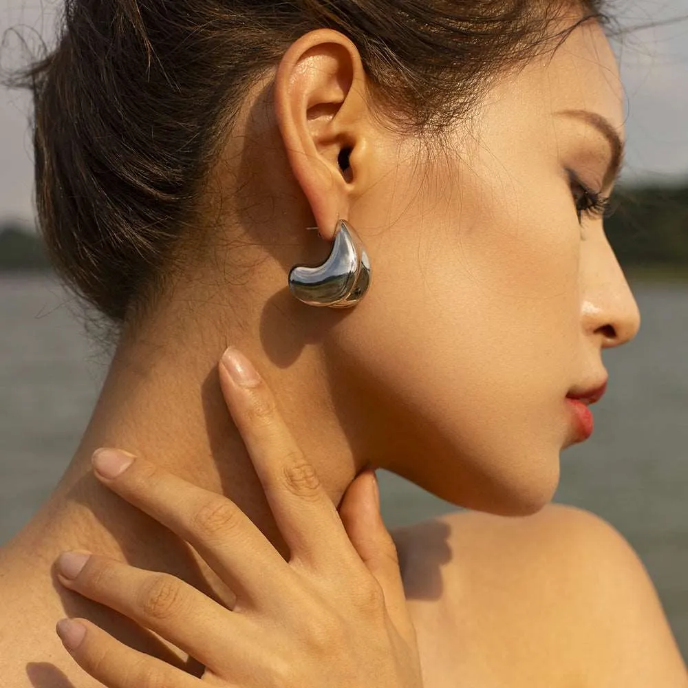 Women's Geometric Stainless Steel Earrings