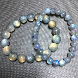 Women's Natural Crystal Grey Labradorite Bracelet