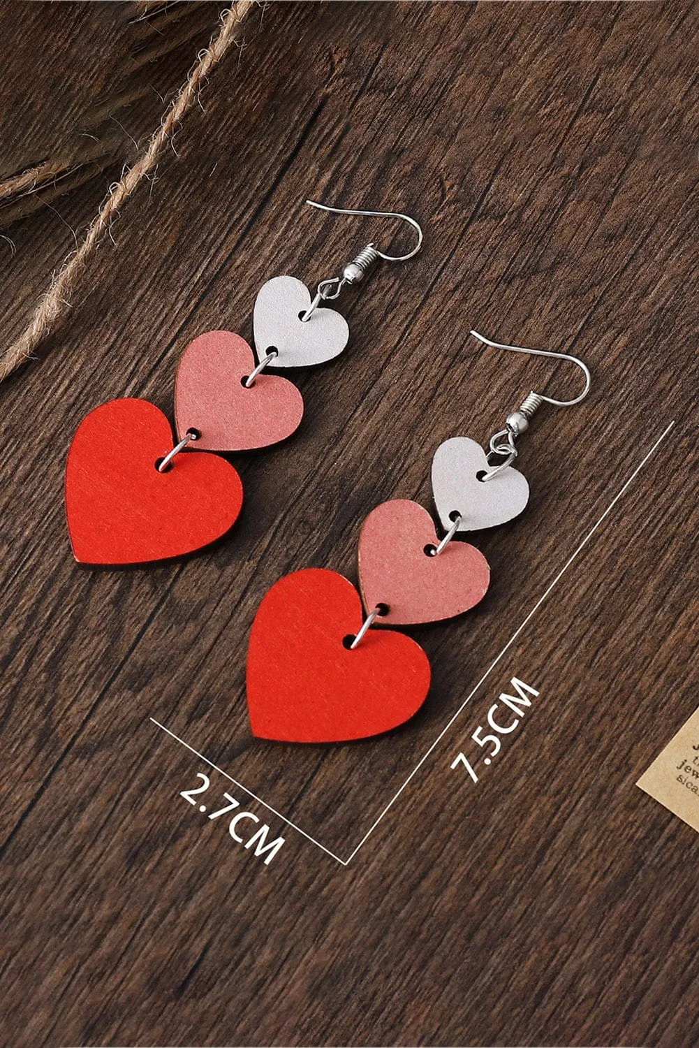 Wooden Heart Earrings | PRE ORDER