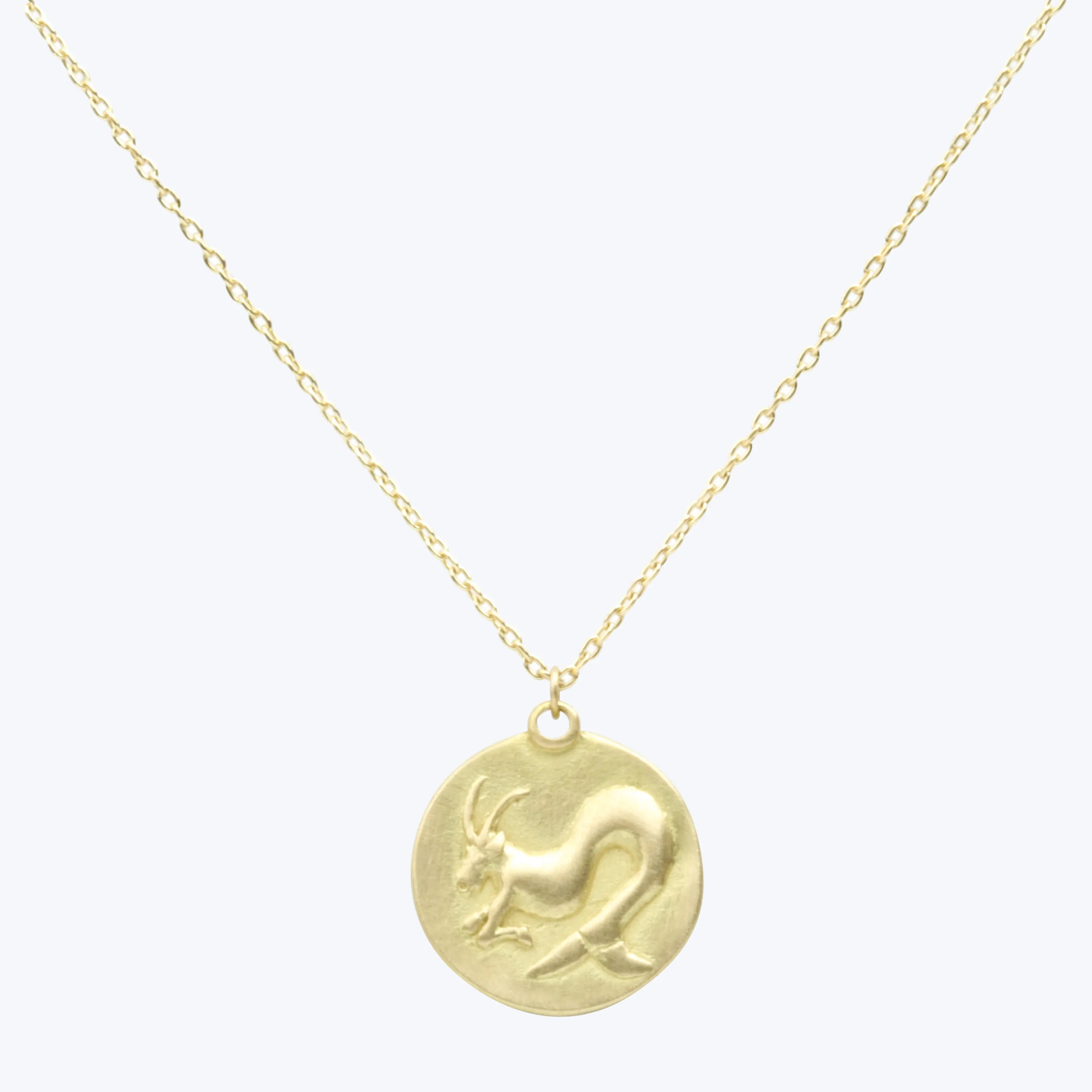 Zodiac Medal Necklace