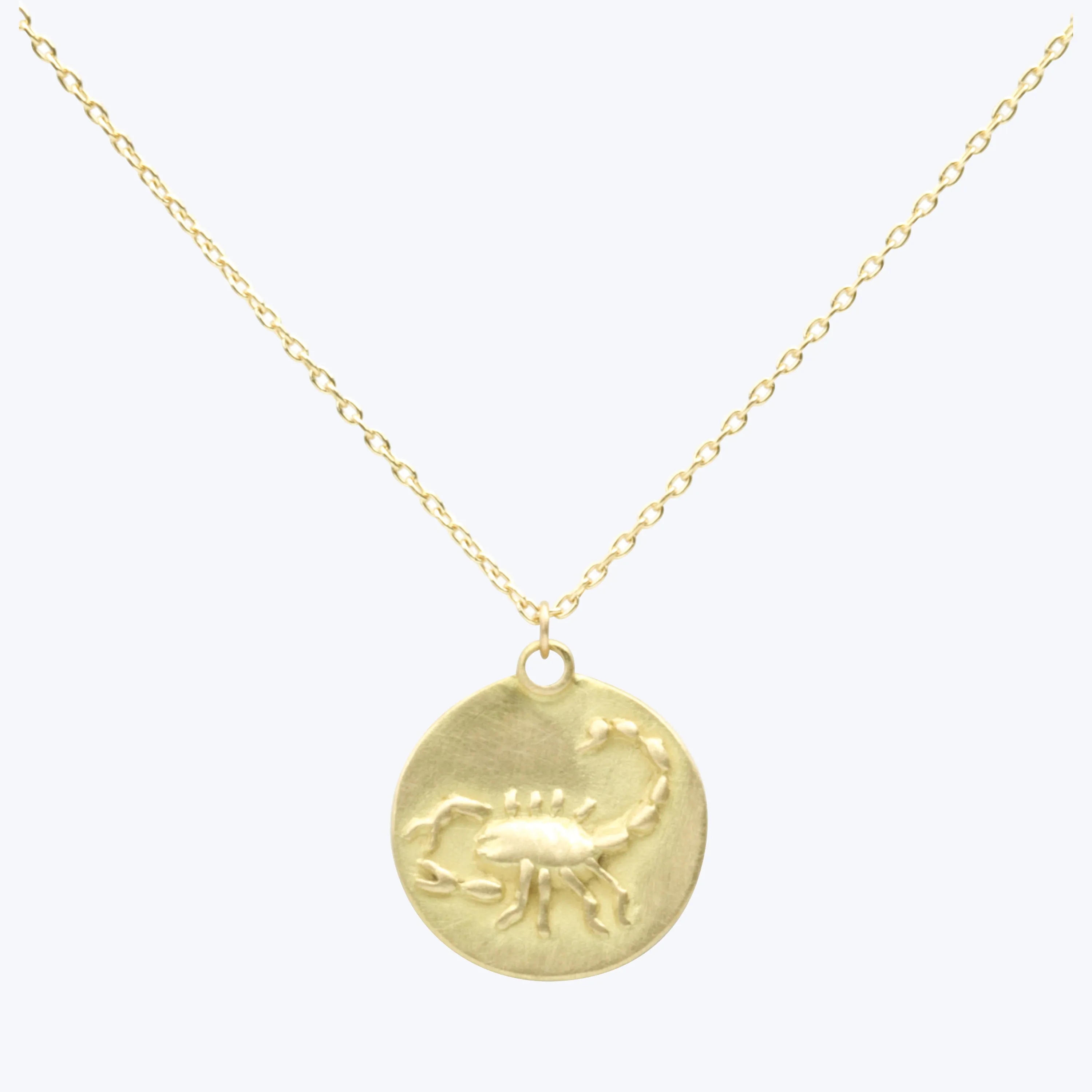 Zodiac Medal Necklace