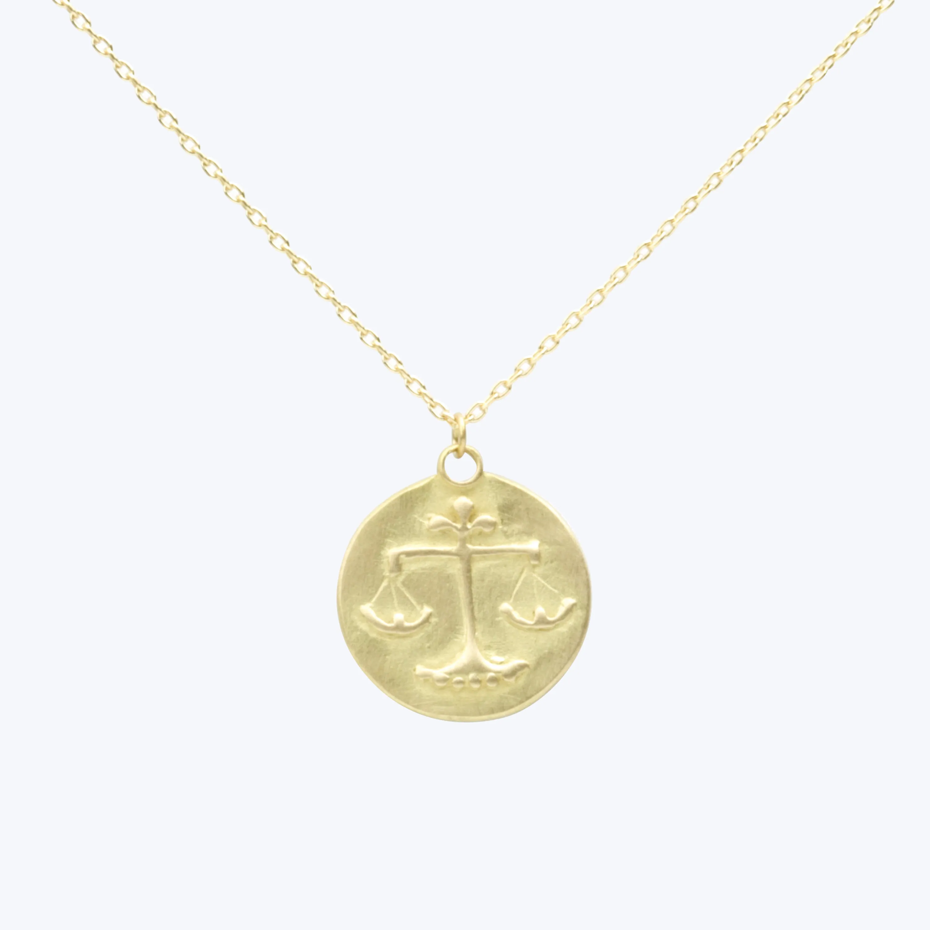 Zodiac Medal Necklace