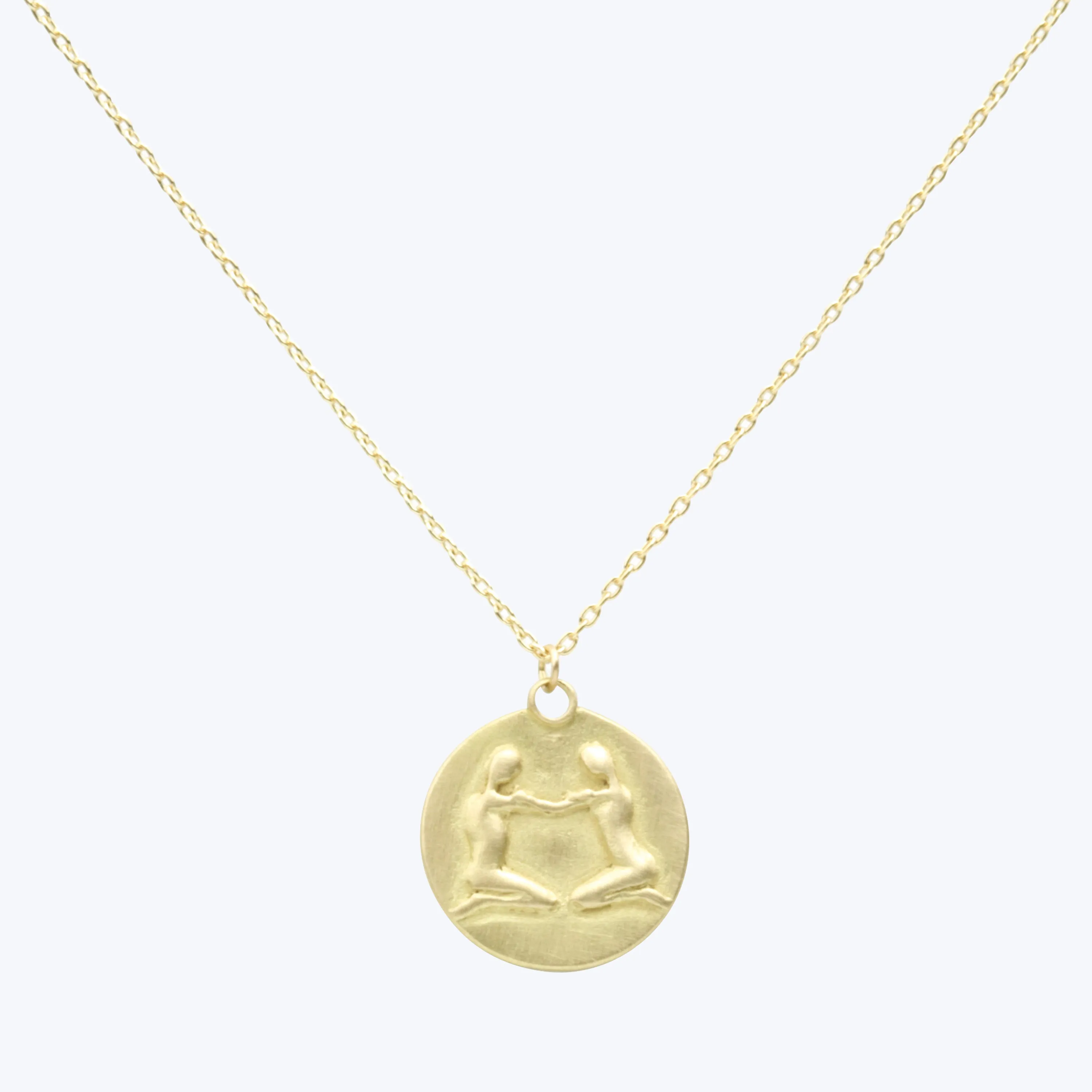 Zodiac Medal Necklace