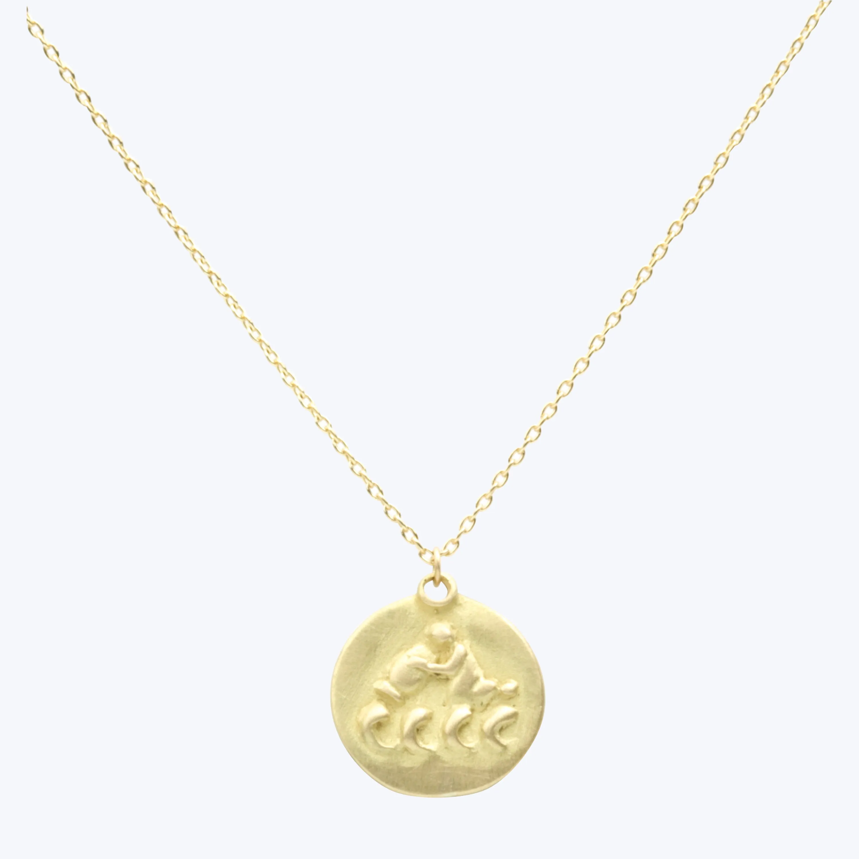 Zodiac Medal Necklace